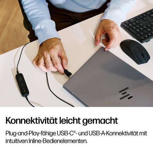HP Poly Mission 415 Monaural USB Wired Headset - Image 2