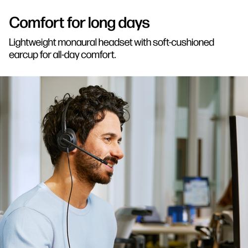 HP Poly Mission 415 Monaural USB Wired Headset - Image 7