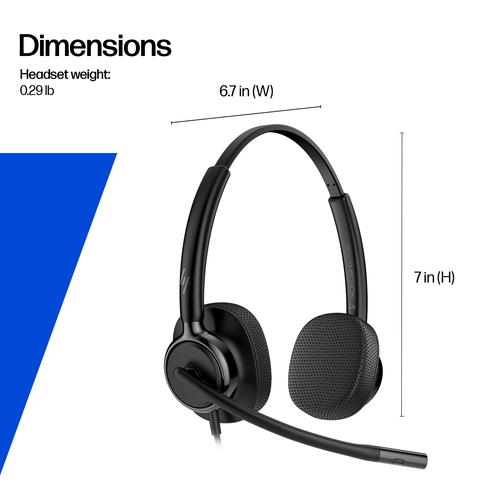 HP Poly Mission 415 Monaural USB Wired Headset Classic - Image 4