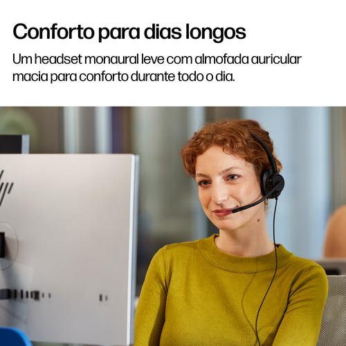HP Poly Mission 415 Monaural USB Wired Headset Classic - Image 8