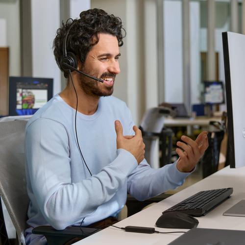 HP Poly Mission 425 Stereo USB Wired Headset (Bulk) - Image 4