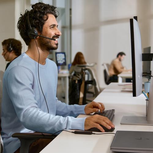 HP Poly Mission 425 Stereo USB Wired Headset Classic - Image 6