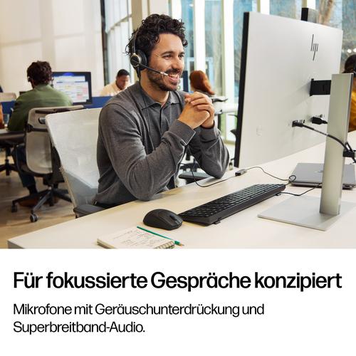 HP Poly Mission 615 Monaural USB Wired Headset - Image 2