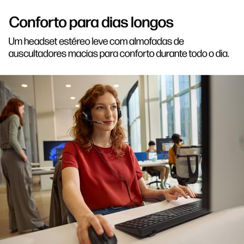 HP Poly Mission 625 Stereo USB Wired Headset (Bulk) - Image 6