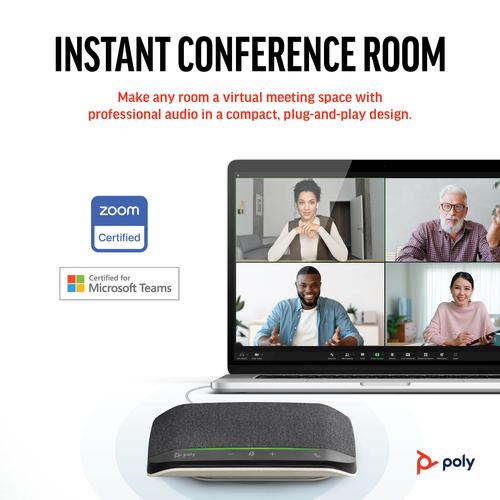 HP Poly Sync 10 USB-A USB-C Speakerphone - Image 2