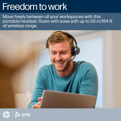 HP Poly Voyager 4310-M Microsoft Teams Certified USB-C Headset + BT700 dongle + oplaadstatief - Image 5