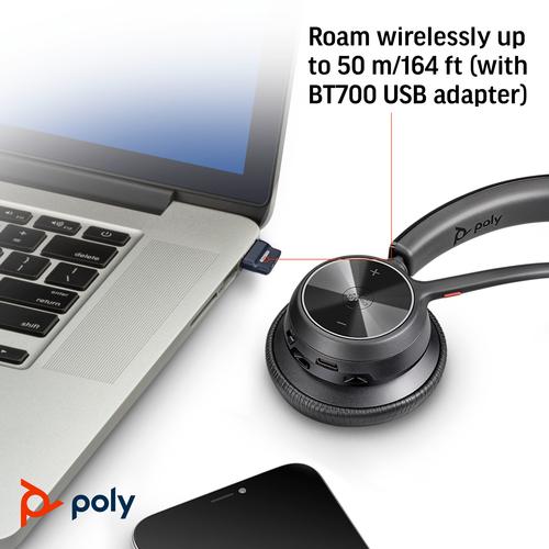 HP Poly Voyager 4310 Microsoft Teams Certified USB-C Headset + BT700 dongle - Image 3