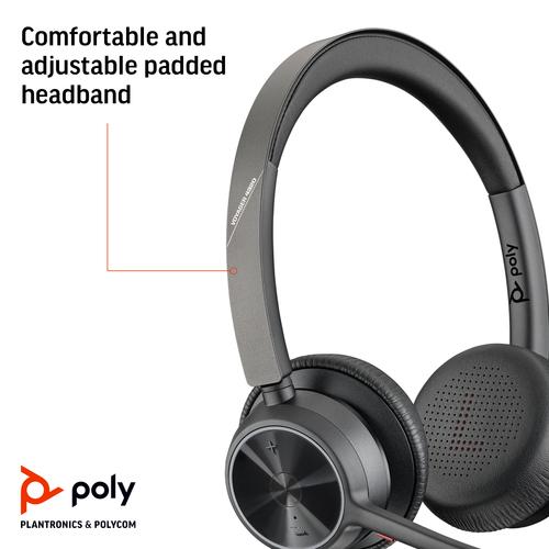HP Poly Voyager 4320 Microsoft Teams Certified USB-A Headset + BT700 dongle - Image 5