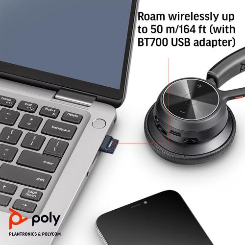 HP Poly Voyager 4320 Microsoft Teams Certified USB-A Headset + BT700 dongle - Image 8