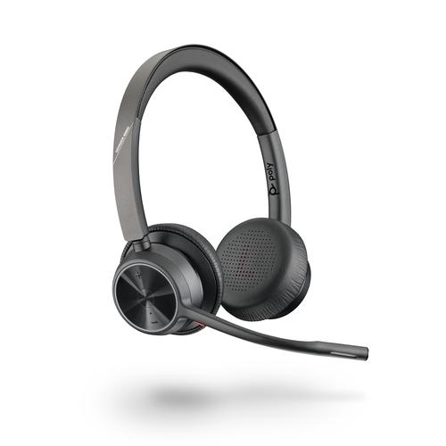 HP Poly Voyager 4320 USB-C Headset + BT700 dongle + oplaadstatief - Image 2