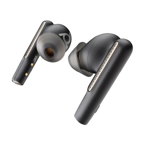 HP Poly Voyager Free 60+ UC Carbon Black Earbuds + BT700 USB-C-adapter + oplaadcase met touchscreen - Image 4
