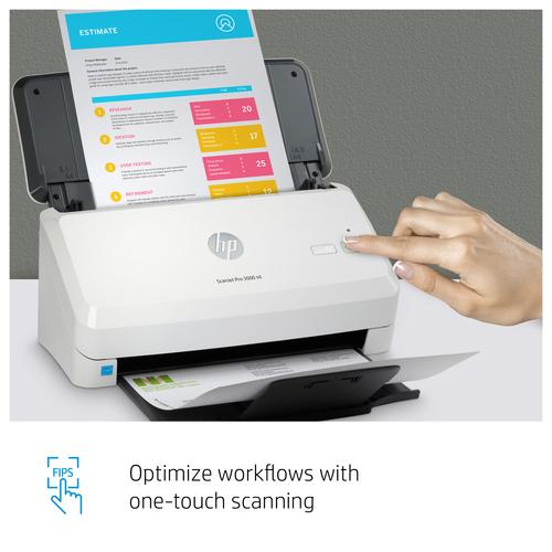 HP Scanjet Pro 3000 s4 Paginascanner 600 x 600 DPI A4 Zwart, Wit - Image 8