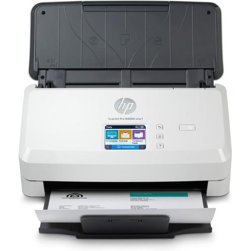 HP Scanjet Pro N4000 snw1 Sheet-feed Scanner Paginascanner 600 x 600 DPI A4 Zwart, Wit