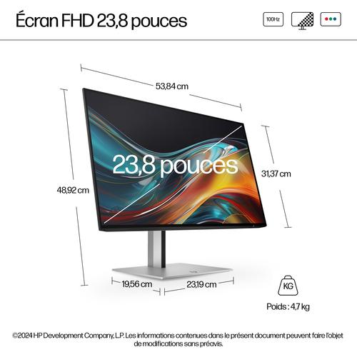 HP Serie 7 Pro 23,8 inch FHD-monitor - 724pf - Image 7