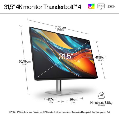 HP Serie 7 Pro 31,5 inch 4K Thunderbolt 4 monitor - 732pk - Image 7
