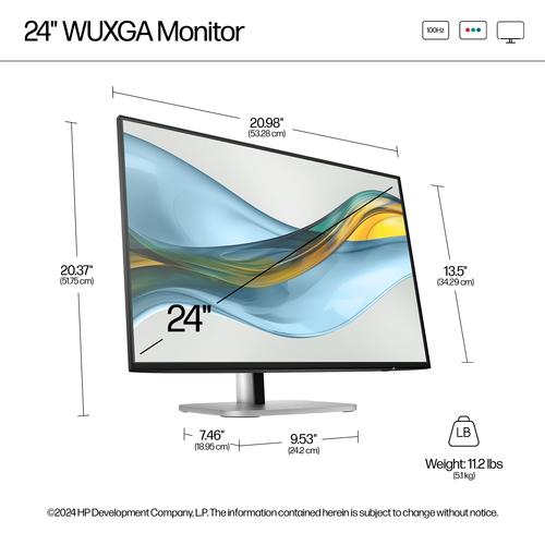 HP Series 5 Pro 24 inch WUXGA-monitor - 524pn - Image 4