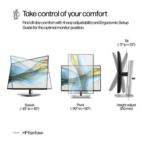 HP Series 5 Pro 24 inch WUXGA-monitor - 524pn - Image 9