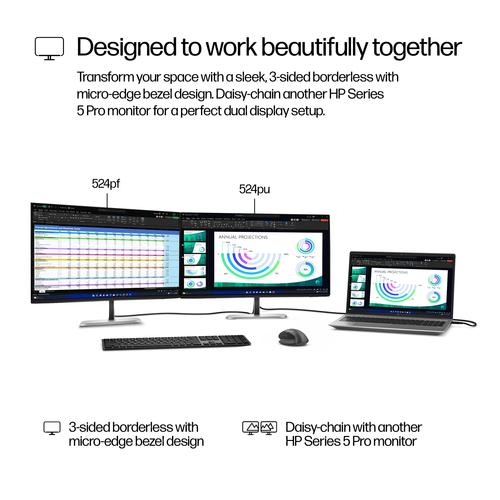 HP Series 5 Pro Serie 5 Pro 23,8 inch FHD USB-C-monitor - 524pu - Image 10
