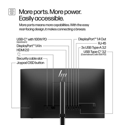 HP Series 5 Pro Serie 5 Pro 23,8 inch FHD USB-C-monitor - 524pu - Image 8