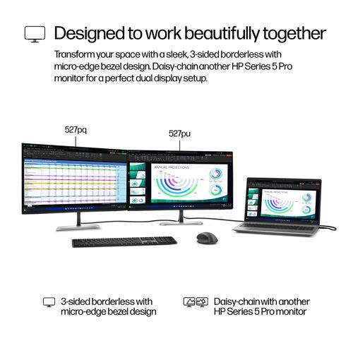 HP Series 5 Pro Serie 5 Pro 27 inch QHD USB-C-monitor - 527pu - Image 10