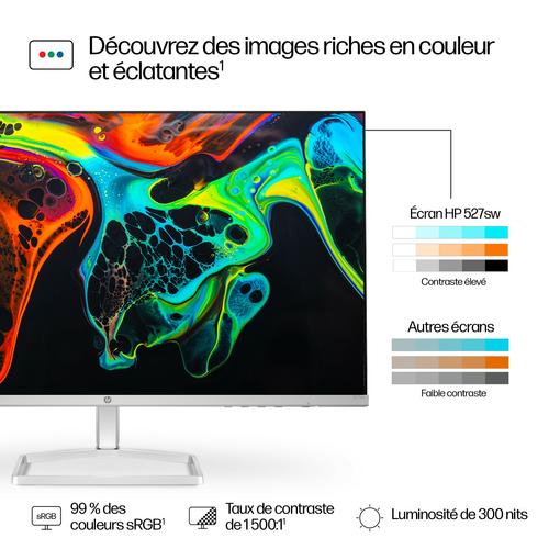 HP Series 5 Serie 5 27 inch FHD-monitor wit - 527sw - Image 5