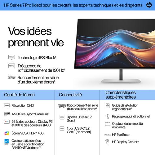 HP Series 7 Pro Serie 7 Pro 27 inch QHD-monitor - 727pq - Image 2