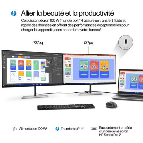 HP Series 7 Pro Serie 7 Pro 27 inch QHD Thunderbolt 4 monitor - 727pu - Image 3