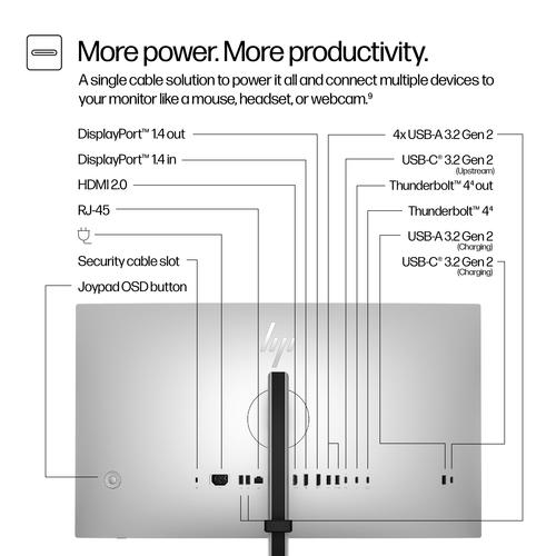 HP Series 7 Pro Serie 7 Pro 27 inch QHD Thunderbolt 4 monitor - 727pu - Image 8