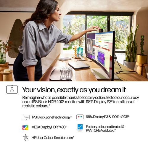HP Series 7 Pro Serie 7 Pro 34 inch WQHD Conferencing Monitor - 734pm - Image 10