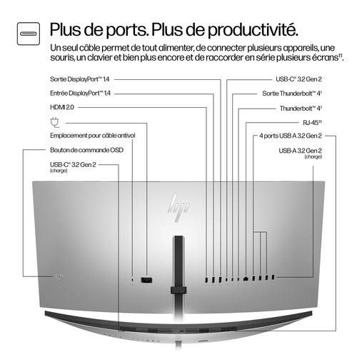 HP Series 7 Pro Serie 7 Pro 34 inch WQHD Conferencing Monitor - 734pm - Image 2