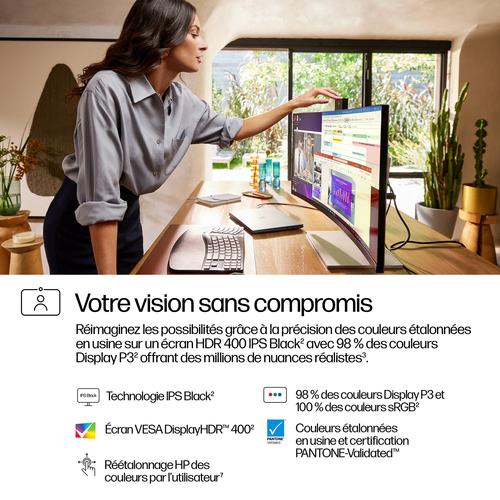 HP Series 7 Pro Serie 7 Pro 34 inch WQHD Conferencing Monitor - 734pm - Image 4