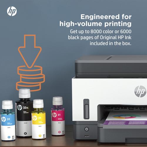 HP Smart Tank 7606 Draadloos All-in-One Kleur Printer, Dubbelzijdig printen; Kopieerapparaat, Scanner - Image 8