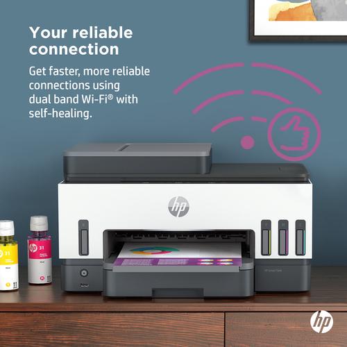 HP Smart Tank 7606 Draadloos All-in-One Kleur Printer, Dubbelzijdig printen; Kopieerapparaat, Scanner - Image 9