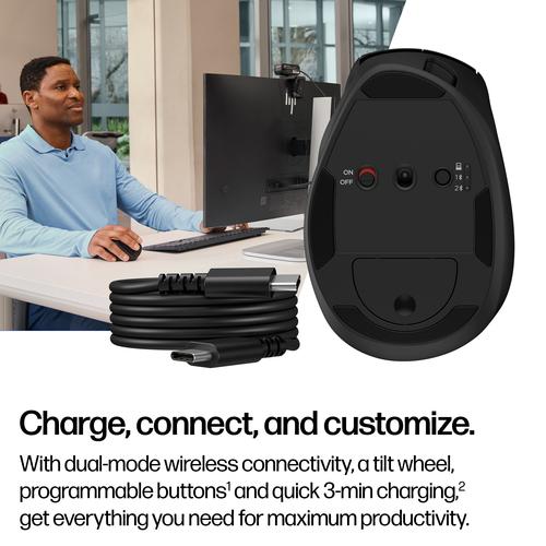 HP Tilt ergonomische muis 725M - Image 2