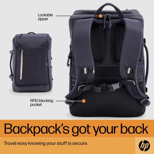 HP Travel 15,6 Iron Grey laptopbackpack, 25 liter - Image 2