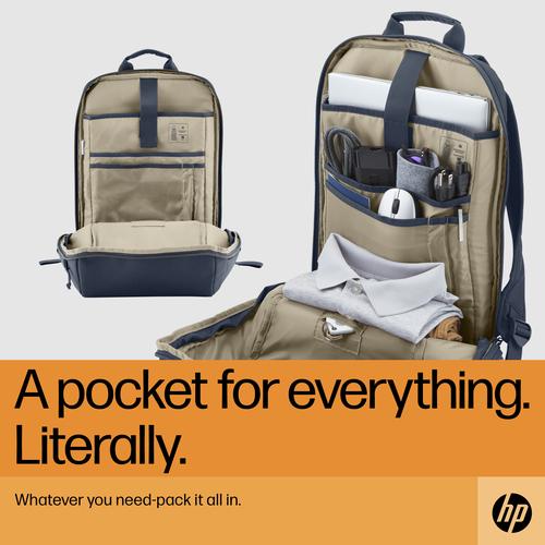 HP Travel 15,6 Laptop Backpack, 18 liter, Iron Grey - Image 2