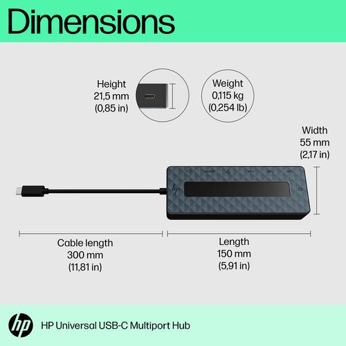 HP Universal USB-C Multiport Hub - Image 2