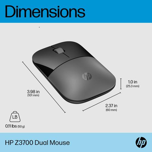 HP Z3700 Dual Silver-muis - Image 2