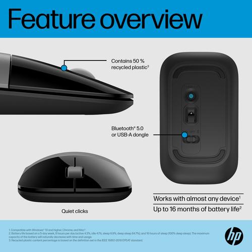 HP Z3700 Dual Silver-muis - Image 3