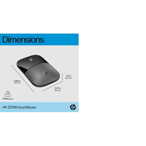 HP Z3700 Dual Silver-muis - Image 9