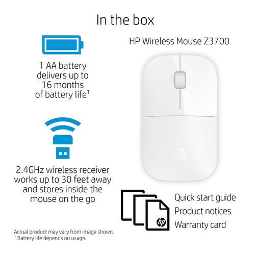 HP Z3700 witte draadloze muis - Image 8