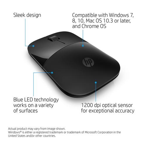 HP Z3700 zwarte draadloze muis - Image 6