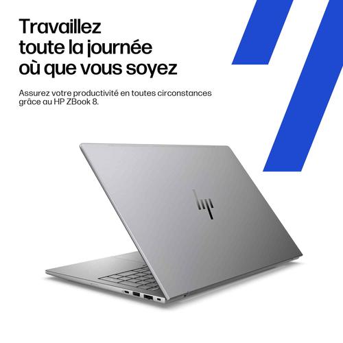 HP ZBook 8 G1i 16 Intel Core Ultra 7 255H Mobiel werkstation 40,6 cm (16") WUXGA 32 GB DDR5-SDRAM 1 TB SSD NVIDIA RTX 500 Ada Wi-Fi 7 (802.11be) Windows 11 Pro AI Workstation, AI PC Zilver - Image 5
