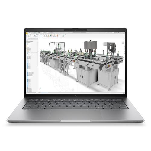 HP ZBook 8 G2i Wolf Pro Security Edition Copilot+ PC Intel Core Ultra 7 356H Mobiel werkstation 35,6 cm (14") WQXGA 32 GB DDR5-SDRAM 1 TB SSD NVIDIA RTX PRO 500 Blackwell Wi-Fi 7 (802.11be) Windows 11 Pro AI Workstation, AI PC Zilver - Image 1