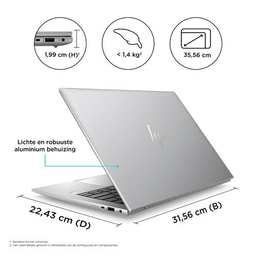 HP ZBook Firefly 14 G10 A AMD Ryzen™ 7 PRO 7840HS Mobiel werkstation 35,6 cm (14") WUXGA 32 GB DDR5-SDRAM 1 TB SSD Wi-Fi 6 (802.11ax) Windows 11 Pro Grijs - Image 3