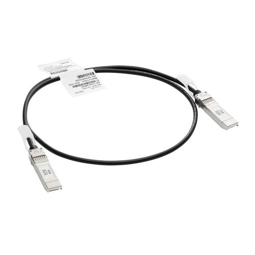 HPE Aruba Networking 10G SFP+ to SFP+ 1m Direct Attach Copper Cable InfiniBand en Glasvezelkabel SFP+ Zwart