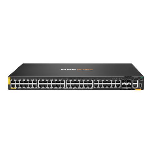 HPE Aruba Networking CX 6200F 48G Class-4 PoE 4SFP+ 740W Switch Managed L3 Gigabit Ethernet (10/100/1000) Power over Ethernet (PoE) 1U