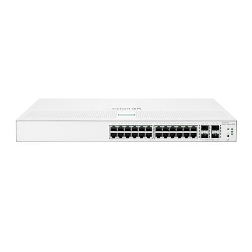 HPE Aruba Networking Networking Instant On Switch 24p Gigabit 4p SFP+ 1930 Managed L2/L3/L4 Gigabit Ethernet (10/100/1000) 1U Wit - Image 1