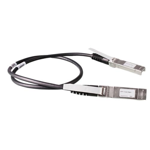 HPE Aruba Networking Networking X240 10G SFP+ SFP+ 0.65m DAC Cable InfiniBand en Glasvezelkabel 0,65 m Zwart - Image 1