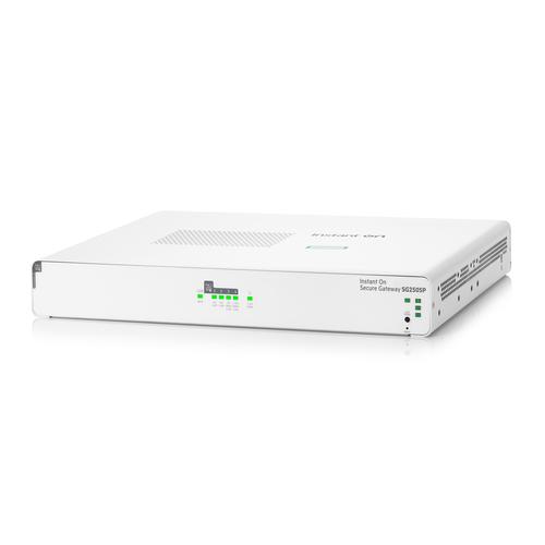 HPE Networking Instant On Secure Gateway 5-port SmartRate 2.5G PoE+ 64W SG2505P gateway/controller 10, 100, 1000, 2500 Mbit/s - Image 1